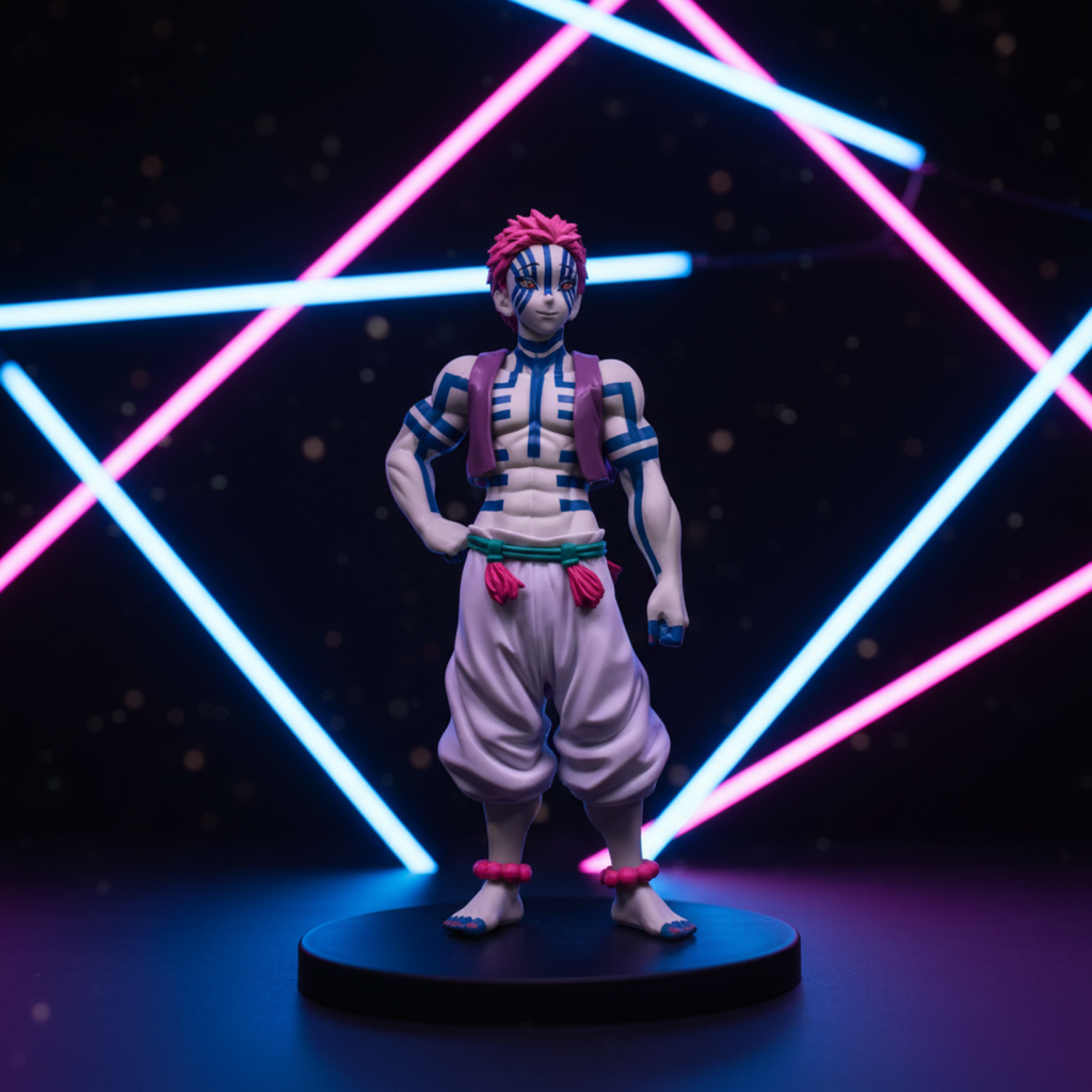 Demon Slayer Akaza Anime Action Figure – 15cm Collectible Toy for FaDns & Kids Demon Decor Model